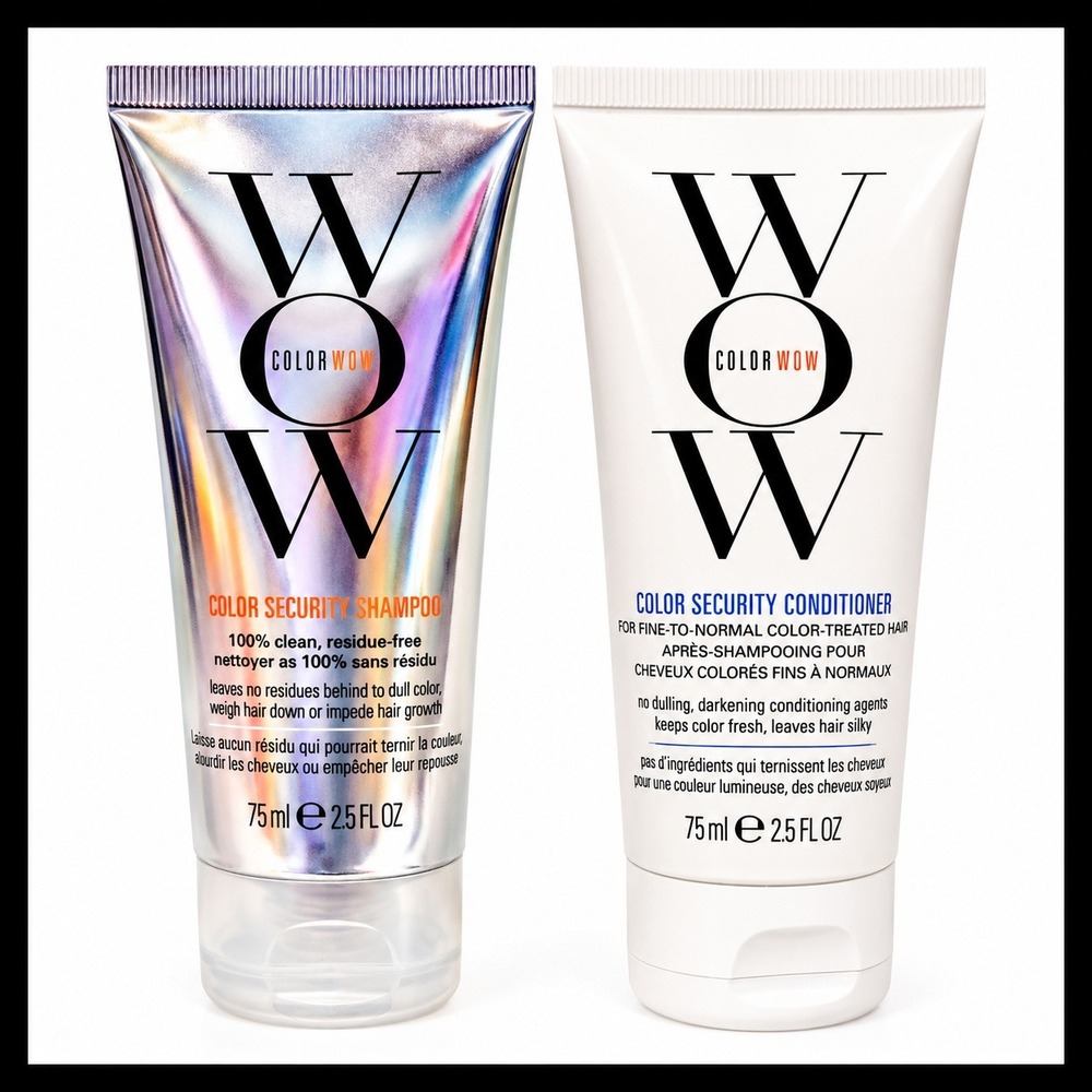 COLOR WOW Color Security Shampoo and Conditioner Travel Size 2.5 FL OZ New duo
